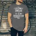 I Solemnly Swear That It's My Graduation Class Of 2024 Grad Unisex Jersey T-Shirt