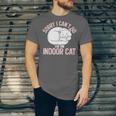 Sorry I Can't Go I'm An Indoor Cat Lazy Humor Introvert Cat Unisex Jersey T-Shirt Sorry I Can't Go I'm An Indoor Cat Lazy Humor Introvert Cat Unisex Jersey T-Shirt