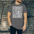 Straight Outta 2nd Grade Shirt Second Grade Graduation Unisex Jersey T-Shirt