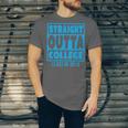 Straight Outta College Class Of 2018 Graduation Shirt Unisex Jersey T-Shirt
