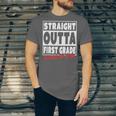 Straight Outta First Grade Class Of 2018 Graduation Unisex Jersey T-Shirt