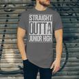 Straight Outta Junior High Shirt Graduation Idea Unisex Jersey T-Shirt