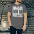 Straight Outta Pharmacy School Class 2025 Pharma Graduation Unisex Jersey T-Shirt