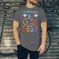 I Survived 5th Grade Graduation Class 2023 Elementary Unisex Jersey T-Shirt