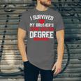 I Survived My Brother's Juris Doctor Degree Graduation Unisex Jersey T-Shirt