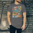 i Survived My Daughter's Bachelors Degree Groovy Graduation Unisex Jersey T-Shirt