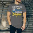 i Survived My Husbands Bachelors Degree Graduation Gifts Unisex Jersey T-Shirt