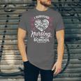 I Survived Nursing School Class Of 2018 Graduation T-Shirt Unisex Jersey T-Shirt