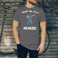 Trust Me I'm Nurse Shirt Dabbing Gift Nursing Graduation Unisex Jersey T-Shirt