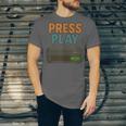 VHS Cassette Retro Analog Nostalgia Theme Unisex Jersey T-Shirt