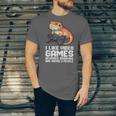 I Like Video Games Bearded Dragon Gamer Introvert Mood Unisex Jersey T-Shirt I Like Video Games Bearded Dragon Gamer Introvert Mood Unisex Jersey T-Shirt