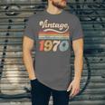 Vintage 1970 Birthday Retro Style 70's Born Nostalgia Outfit Unisex Jersey T-Shirt
