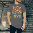 Vintage 1970 Retro Cassette Tape 70s Born Nostalgia Birthday Unisex Jersey T-Shirt