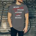 Woman Law Degree Graduation Diploma Party Unisex Jersey T-Shirt
