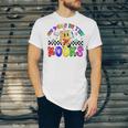 100 Days In The Book Fun 100 Days Of School Boy Girl Teacher Unisex Jersey T-Shirt