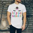 1st Grade Nailed ItShirt Unicorn Graduation Class Of 2018 Unisex Jersey T-Shirt