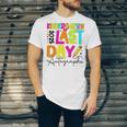 2025 Last Day Of School Autograph Kindergarten Graduation Unisex Jersey T-Shirt