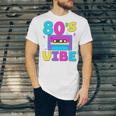80's Vibe Retro Style Cassette Tape Nostalgia 1980s Party Unisex Jersey T-Shirt