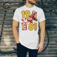 80s Vibes Mixed Tapes & Roller Skates 1981 Nostalgia Retro Unisex Jersey T-Shirt