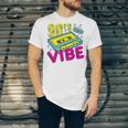 90's Vibe Retro Style Cassette Tape Nostalgia 1990s Party Premium Tri-Blend Unisex Jersey T-Shirt
