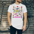 Back To 90's Christmas Nostalgia Quotes Graphic Premium Tri-Blend Unisex Jersey T-Shirt