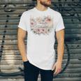 Barely Tolerable Book Floral Bookworm Lover Bookish Premium Unisex Jersey T-Shirt