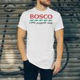 Bosco Little Puppets Help Irish Nostalgia Retro 80s Premium Tri-Blend Unisex Jersey T-Shirt