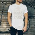 Cats Books And Yarn Crocheter Crocheting Unisex Jersey T-Shirt