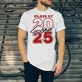 Class Of 2025 Senior 2025 Graduation Red Raglan Baseball Tee Unisex Jersey T-Shirt