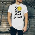 Class Of 2025 Softball Senior Graduation Graduate Women Unisex Jersey T-Shirt