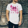 Class Of 2026 Senior Coquette Pink Bow Graduation Family Premium Tri-Blend Unisex Jersey T-Shirt