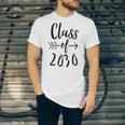 Class Of 2030 Graduation Kindergarten Seniors Unisex Jersey T-Shirt