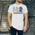 Cute Graduation Cat Masters High School T-Shirt For Men Women Kids Unisex Jersey T-Shirt