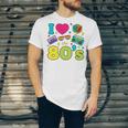 Dad I Love The 80's Retro 80s Nostalgia For Dad Premium Tri-Blend Unisex Jersey T-Shirt