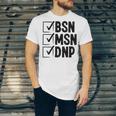 DNP Doctor MSN BSN DNP Nurse DNP Degree Graduation Unisex Jersey T-Shirt