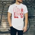 Elder Emo Retro Punk Typography Nostalgia Premium Tri-Blend Unisex Jersey T-Shirt