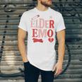 Elder Emo Retro Punk Typography Nostalgia Unisex Jersey T-Shirt