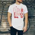 Elder Emo Retro Punk Typography Nostalgia Unisex Jersey T-Shirt
