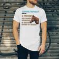 Equinetrovert Definition Equine Horse Riding Introvert Unisex Jersey T-Shirt
