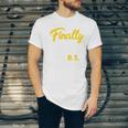 Finally Done With This BS Class Of 2025 College Graduation Premium Tri-Blend Unisex Jersey T-Shirt