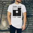 Floppy Disk Computer Nostalgia Fun PC Enthusiast History Unisex Jersey T-Shirt