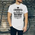 I Graduated Can I Go Back To Bed Class Of 2022 Graduation Unisex Jersey T-Shirt