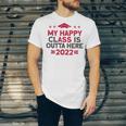Graduation 2022 My Happy Class Is Outta Here Senior Unisex Jersey T-Shirt
