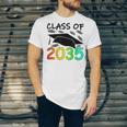 Graduation Class Of 2035 Hand Prints Space Pre-K -12th Grade Unisex Jersey T-Shirt