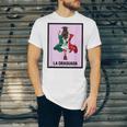 Graduation Latina Educated La Graduada Mexican Bingo Card Unisex Jersey T-Shirt