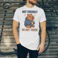 Grouchy Capybara Not Friendly Do Not Touch Introvert Premium Tri-Blend Unisex Jersey T-Shirt Grouchy Capybara Not Friendly Do Not Touch Introvert Premium Tri-Blend Unisex Jersey T-Shirt