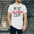 Haircutter Barber Eat Sleep Cut Barbering Graduation Unisex Jersey T-Shirt