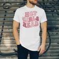 Hot Girls Read Cute Book Lover Reading Club Unisex Jersey T-Shirt