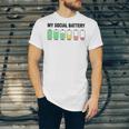 Introvert Cute My Social Battery Unisex Jersey T-Shirt Introvert Cute My Social Battery Unisex Jersey T-Shirt