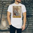 Introvert Homebody Awkward Skeleton The Homebody Tarot Card Unisex Jersey T-Shirt Introvert Homebody Awkward Skeleton The Homebody Tarot Card Unisex Jersey T-Shirt